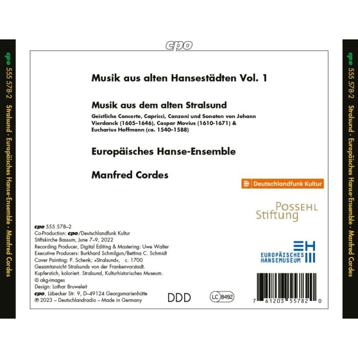 Musik aus alten Hansestädten Vol. 1 - Musik aus dem alten Stralsund - slide-1