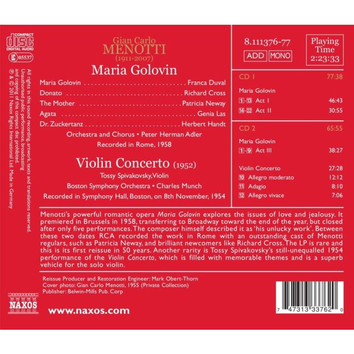 Menotti: Maria Golovin - slide-1