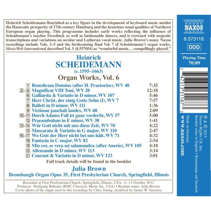 Scheidemann: Organ Works Vol. 6 - slide-1