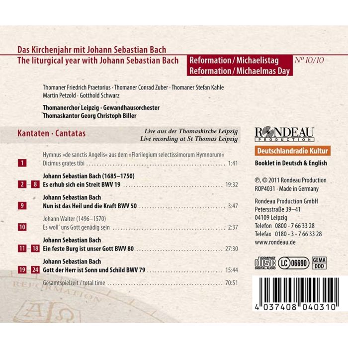 Bach: Kantaten BWV 19, 50, 79, 80 - slide-1