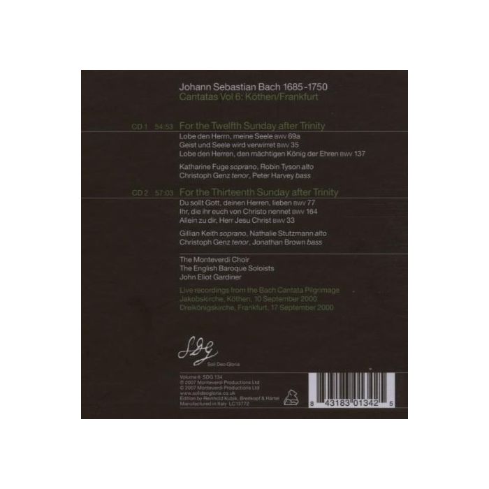 Bach: Cantatas Vol. 6 - slide-1