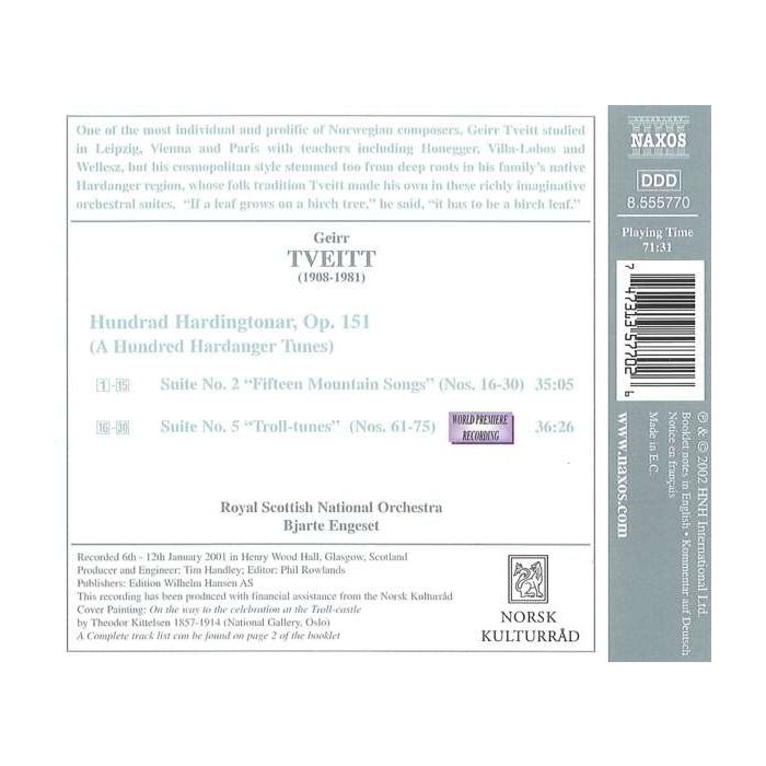 TVEITT: Suites nos. 2 and 5 - slide-1