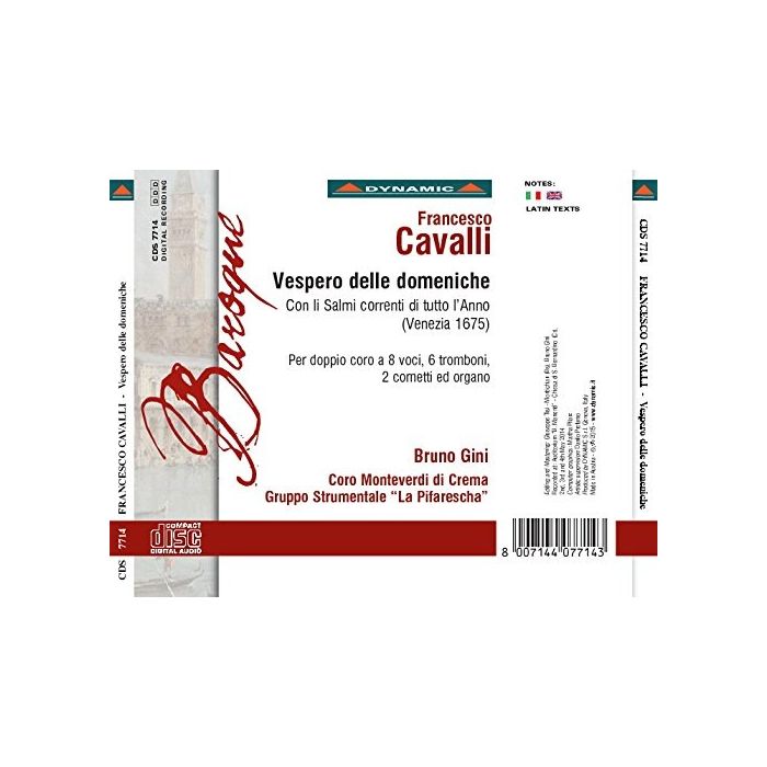 Cavalli: Vespero delle domeniche - slide-1