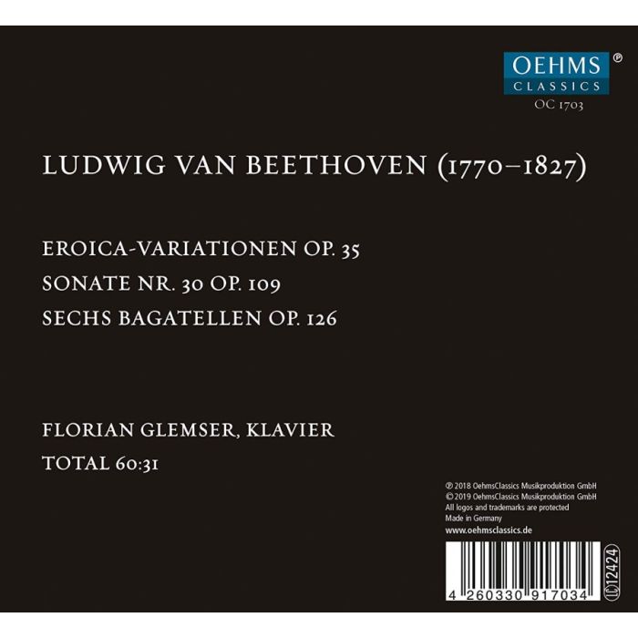 Beethoven: Eroica Variations; Sonata No. 30; 6 Bagatelles - slide-1