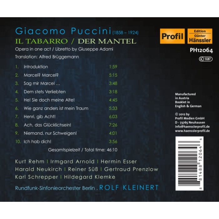 Puccini: Il Tabarro - slide-1