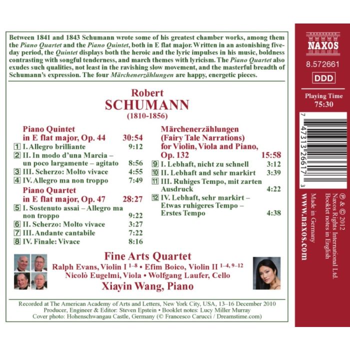 SCHUMANN: Piano Quintet, Piano Quartet, Märchenerzählungen - slide-1