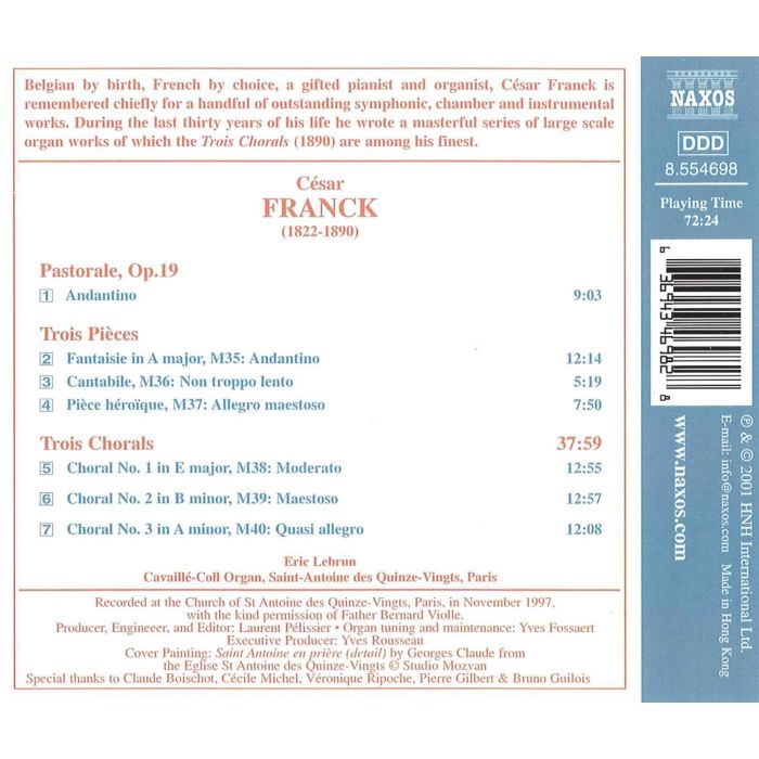 FRANCK: The Great Organ Works vol. 1 - slide-1