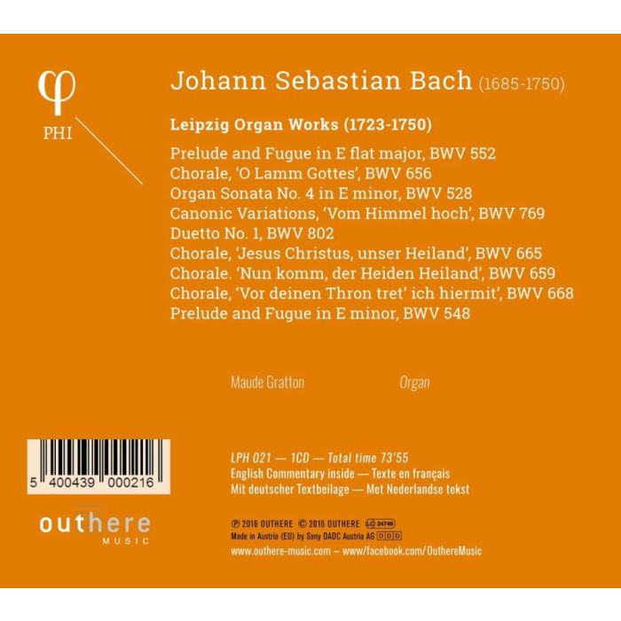 Bach: Leipzig Organ Works (1723-1750) - slide-1