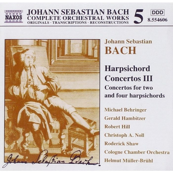 BACH: Harpsichord Concertos, Vol. 3