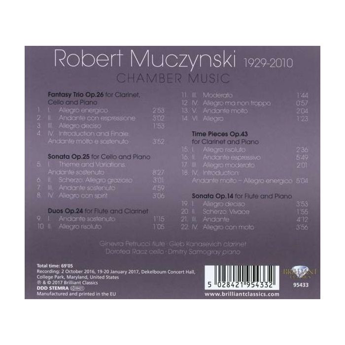 Muczynski: Chamber Music - slide-1