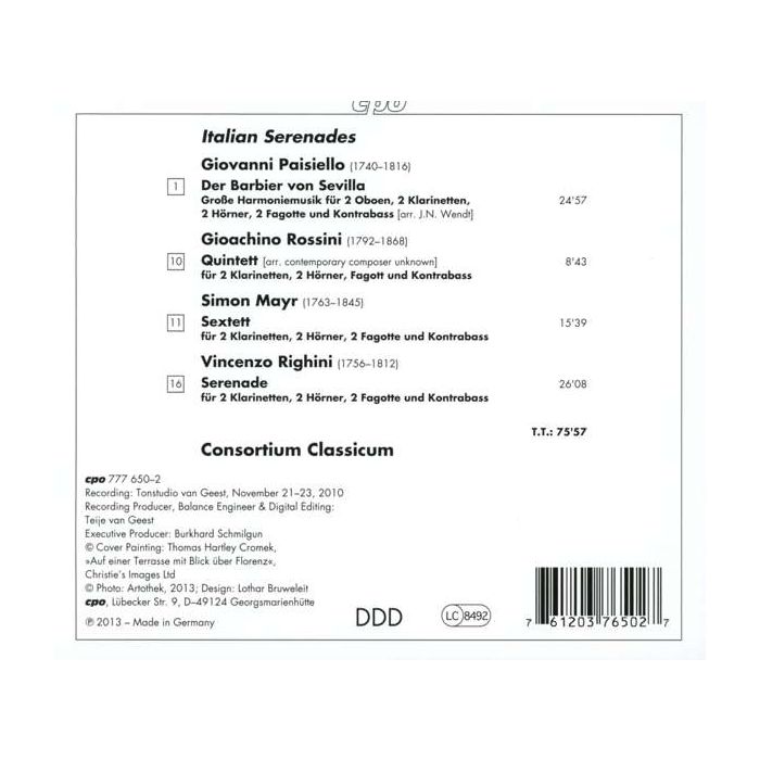 Italian Serenades - Paisiello, Rossini, Mayr, Righini - slide-1