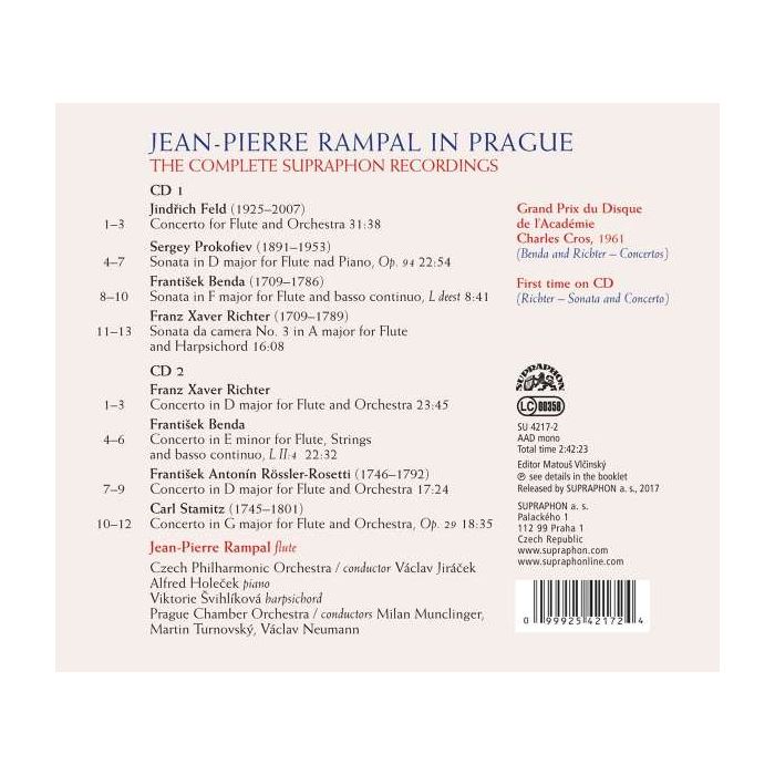 Rampal, Jean-Pierre in Prague, The Complete Supraphon Recordings - slide-1
