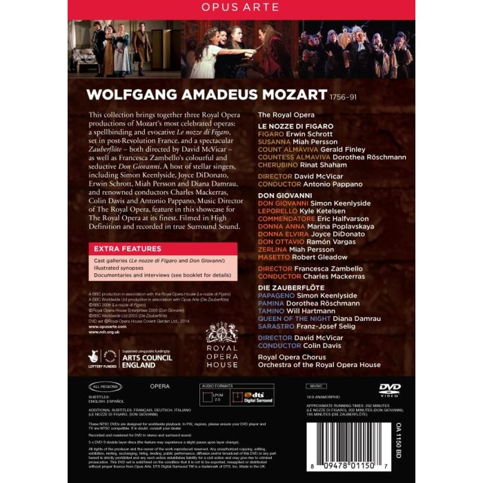 Mozart: Don Giovanni, Die Zauberflöte, Le Nozze di Figaro - slide-1