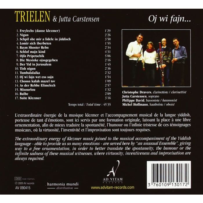 Oj wi fajn... - Yiddish songs & Klezmer music - slide-1