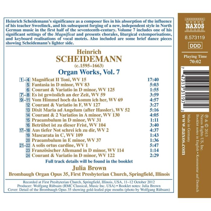 Scheidemann: Organ Works Vol. 7 - slide-1