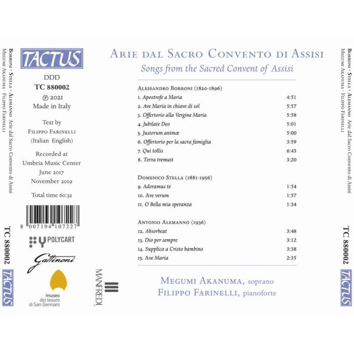 Songs from the Sacred Convent of Assisi - slide-1
