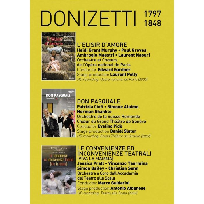 Donizetti: L Elisir d Amore; Don Pasquale