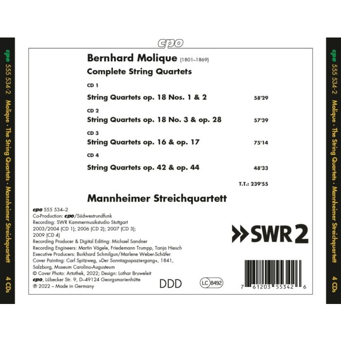 Molique: Complete String Quartets - slide-1