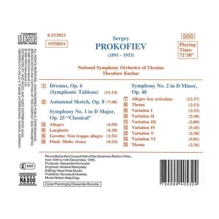 Prokofiev: Symphonies nos. 1 & 2 - slide-1