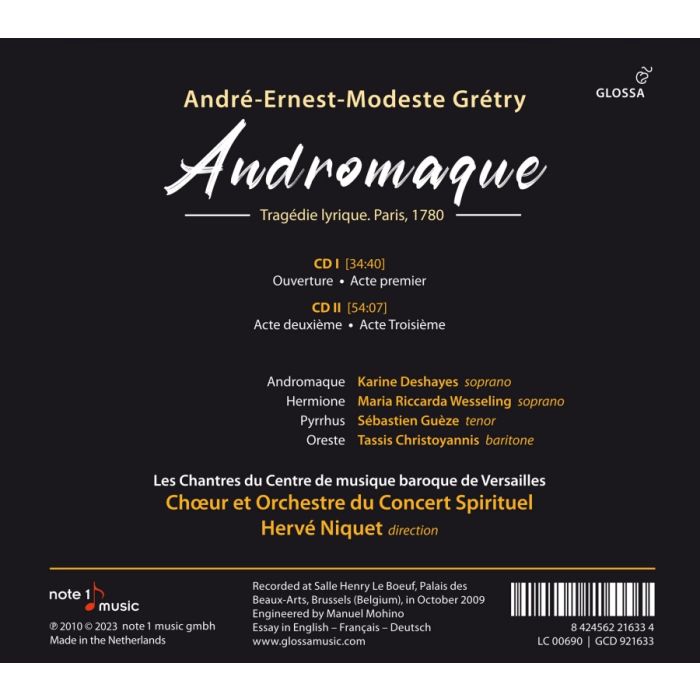 Gretry: Andromaque - slide-1
