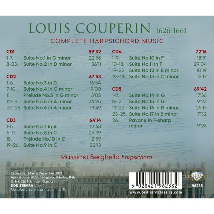 Louis Couperin: Complete Harpsichord Music - slide-1