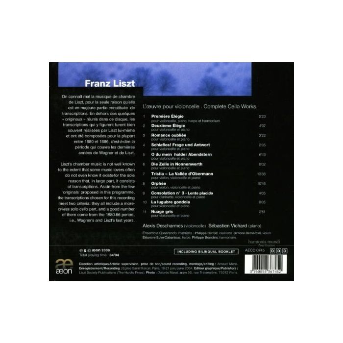 Liszt: Complete cello works - slide-1