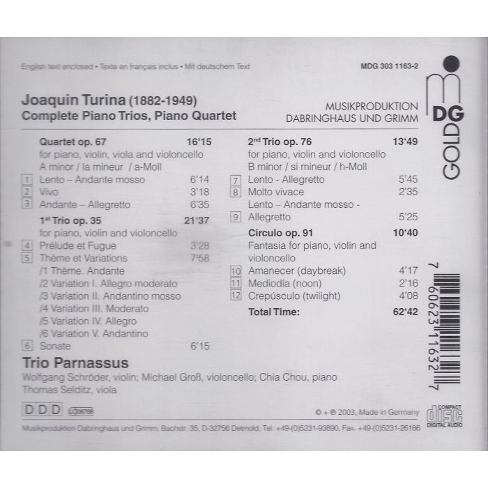 Turina: Complete Piano Trios - slide-1