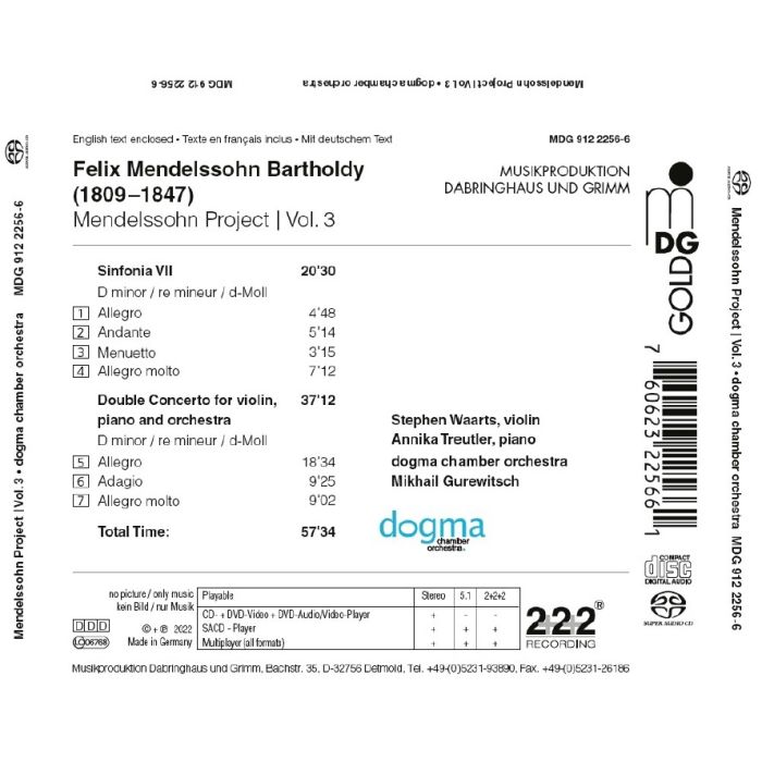 Mendelssohn: String Symphony No. 7; Double Concerto - slide-1