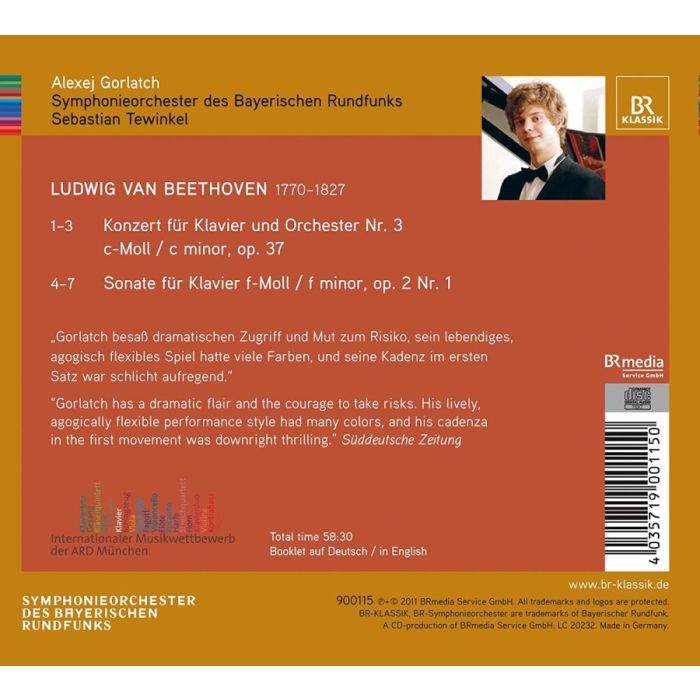 Beethoven: Piano Concerto No. 3, Piano Sonata op. 2 Nr. 1 - slide-1