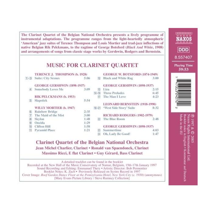 SUMMERTIME - Music for Clarinet Quartet - slide-1