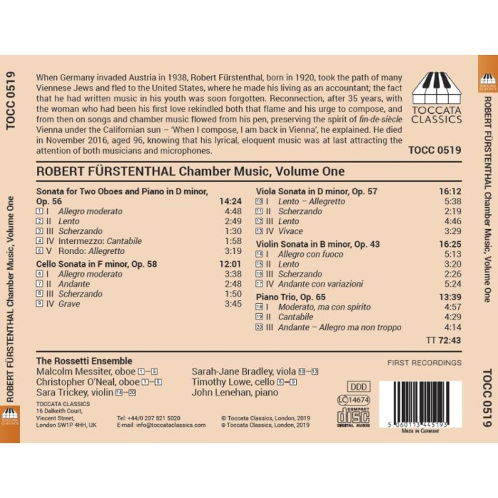 Fürstenthal: Chamber Music Vol. 1 - slide-1