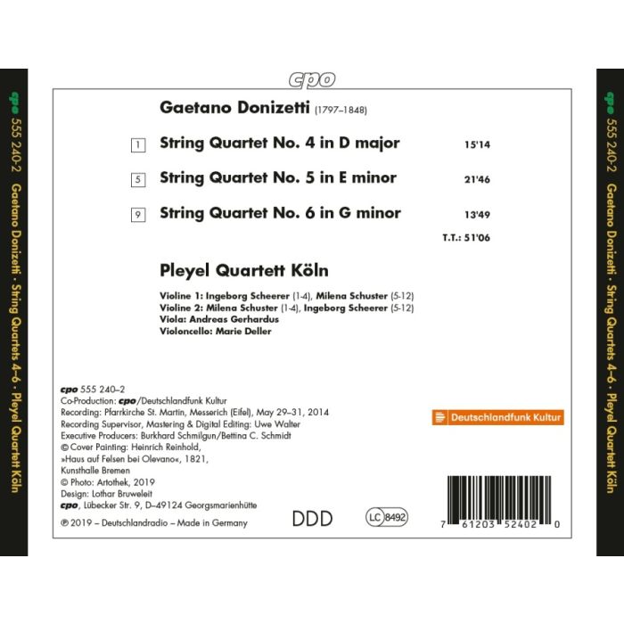 Donizetti: String Quartets Nos. 4 - 6 - slide-1
