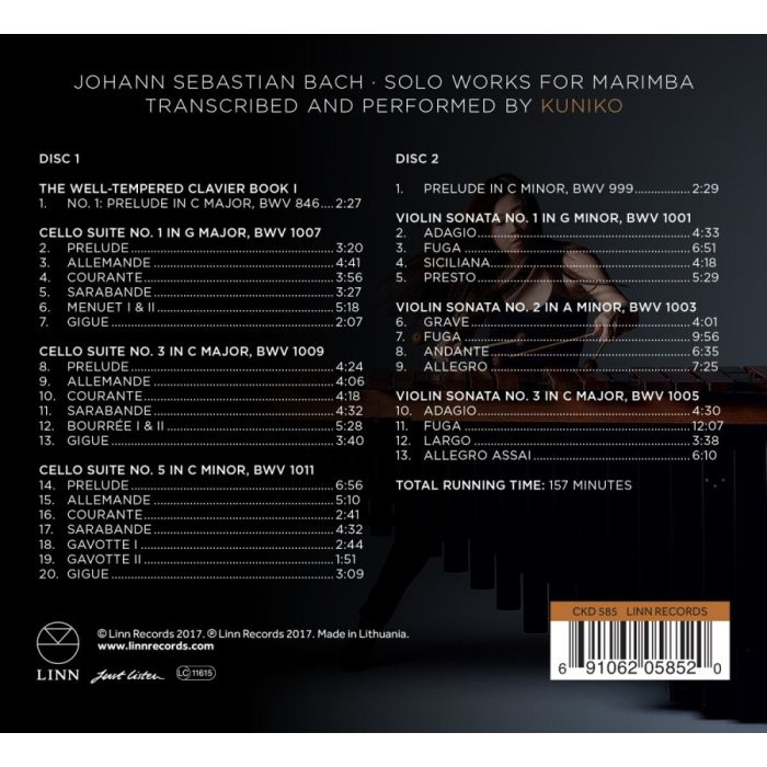 Bach: Solo Works for Marimba - slide-1