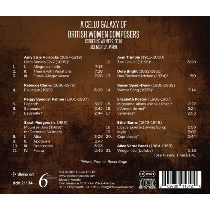 A Cello Galaxy of British Women Composers - slide-1