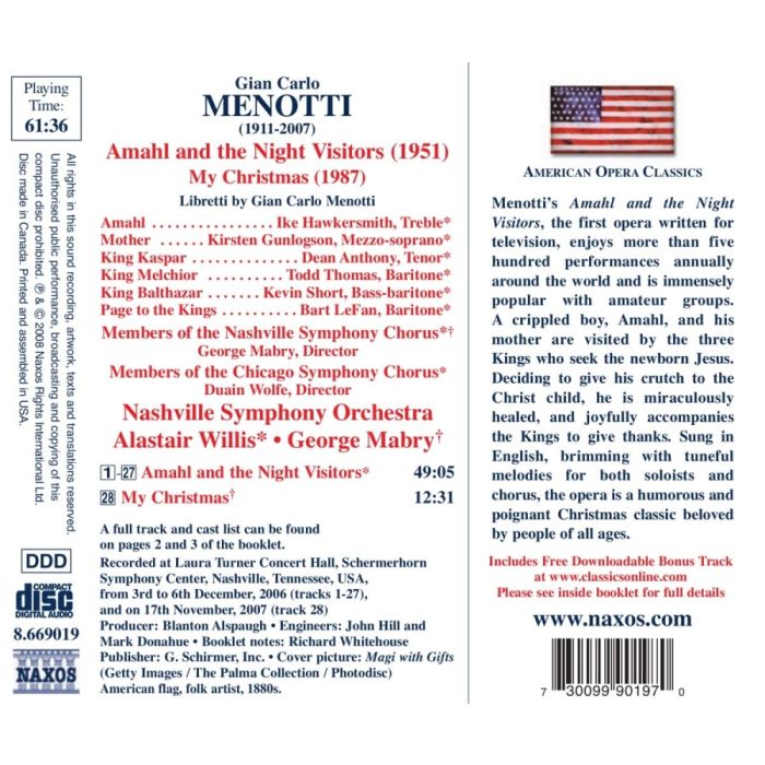 Menotti: Amahl and the Night Visitors - slide-1