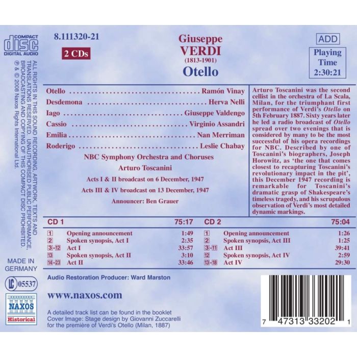 Verdi: Otello (1947) - slide-1