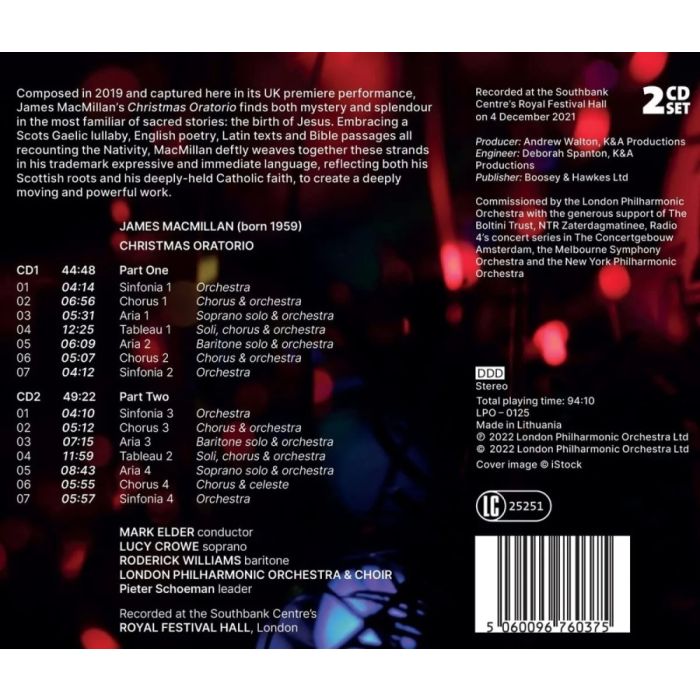 MacMillan: Christmas Oratorio - slide-1