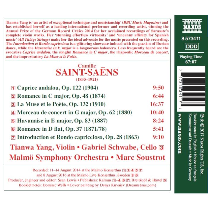 Saint-Saens: Works for Violin and Orchestra - slide-1