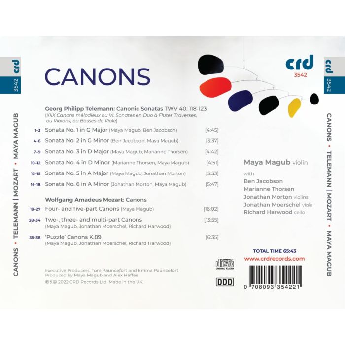 Telemann; Mozart: Canons - slide-1