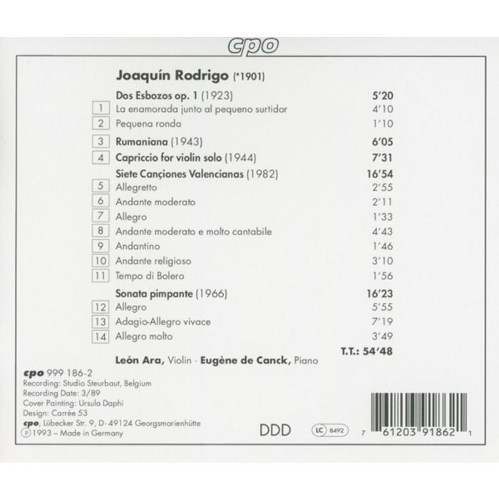 RODRIGO: Music for Violin - slide-1