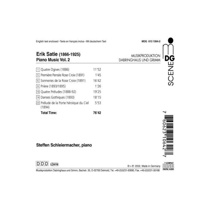 Satie: Piano Music vol. 2 - slide-1