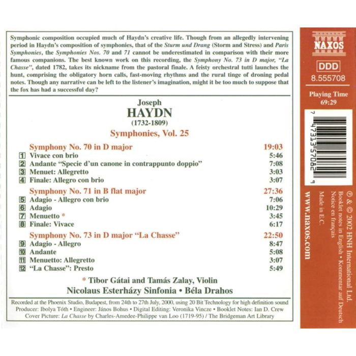 HAYDN: Symphonies nos. 70, 71 and 73 - slide-1