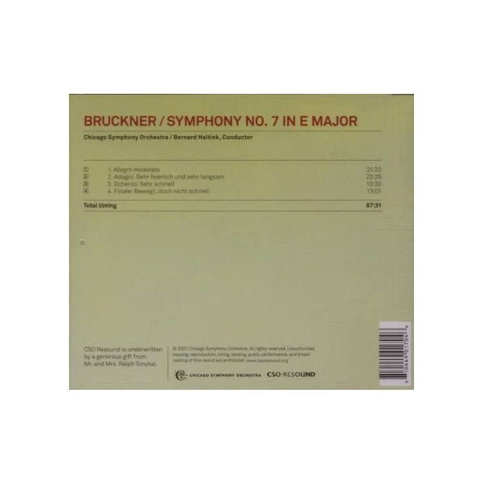 Bruckner: Symphonie no 7 - slide-1