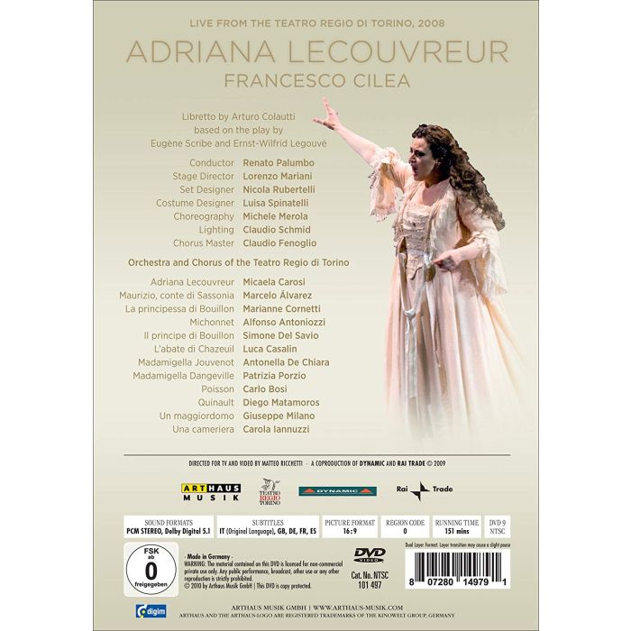 Cilea: Adriana Lecouvreur - Live from the Teatro Regio Torino - slide-1