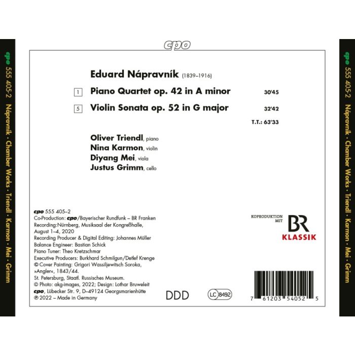 Náprávnik: Piano Quartet; Violin Sonata - slide-1