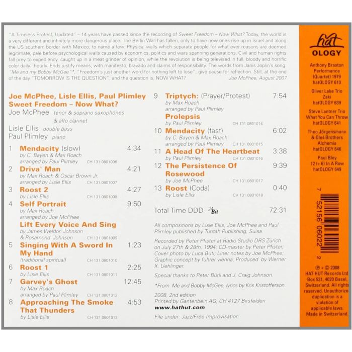 McPhee/Ellis/Plimley: Sweet Freedom - Now What? - slide-1
