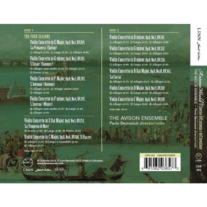 Vivaldi: Concerti Opus 8 