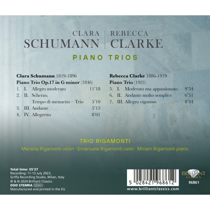 C. Schumann & Clarke: Piano Trios - slide-1