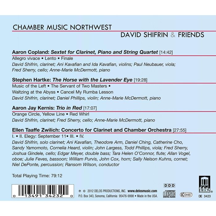 Chamber Music Northwest - Copland, Hartke, Jay Kernis, Taafe Zwilich - slide-1