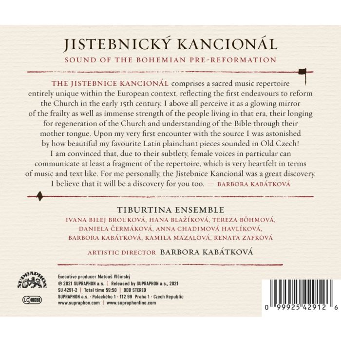 Jistebnický kancionál - Sound of the Bohemian Pre-Reformation - slide-1